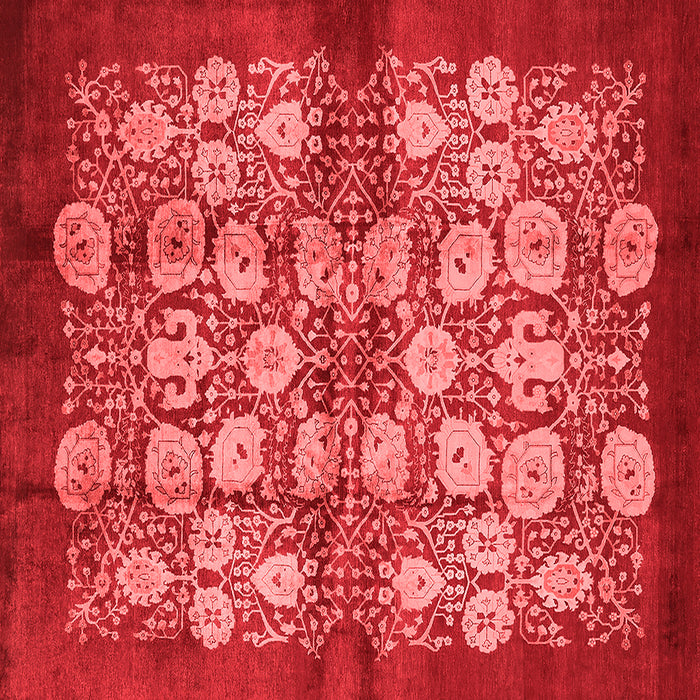 Machine Washable Oriental Red Industrial Rug, wshurb858red
