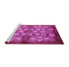 Sideview of Machine Washable Oriental Purple Industrial Area Rugs, wshurb858pur