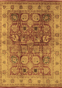 Oriental Brown Industrial Rug, urb859brn