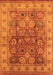 Oriental Orange Industrial Rug, urb859org