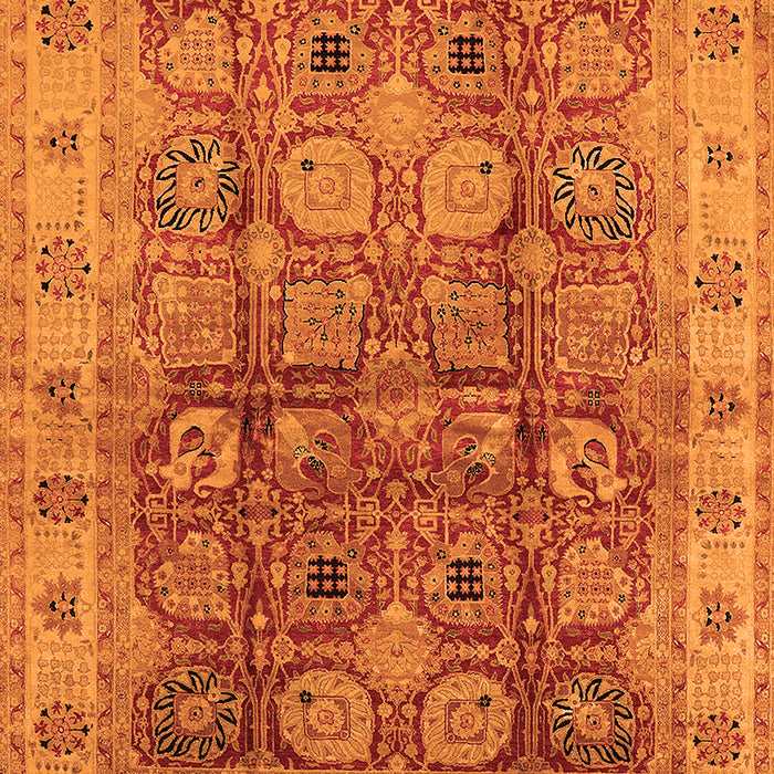 Oriental Orange Industrial Rug, urb859org