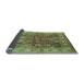 Sideview of Oriental Light Blue Industrial Rug, urb859lblu