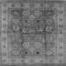 Square Oriental Gray Industrial Rug, urb859gry