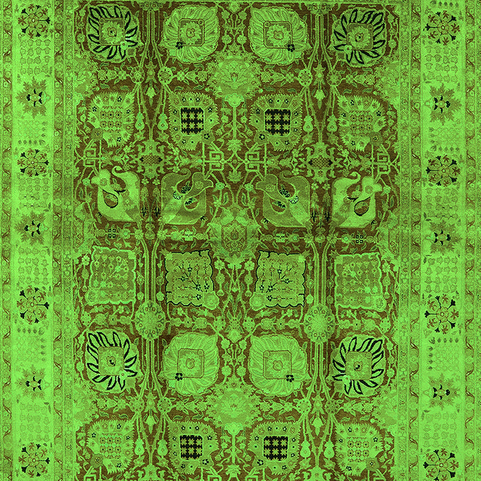 Oriental Green Industrial Rug, urb859grn