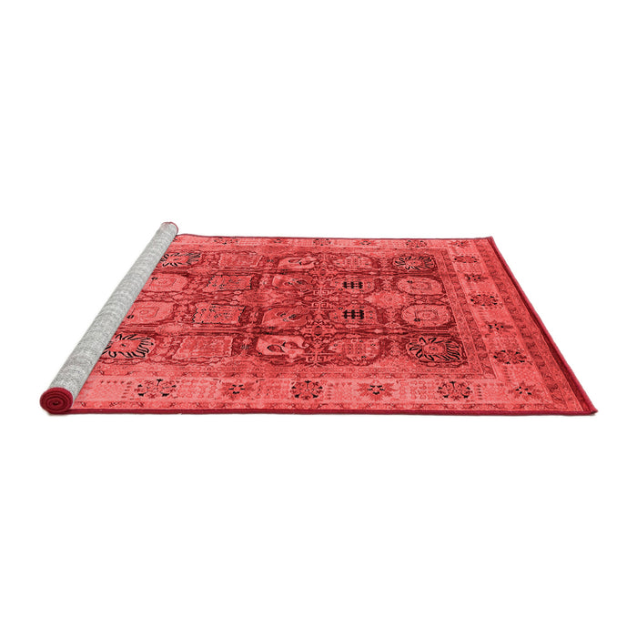 Industrial Red Washable Rugs