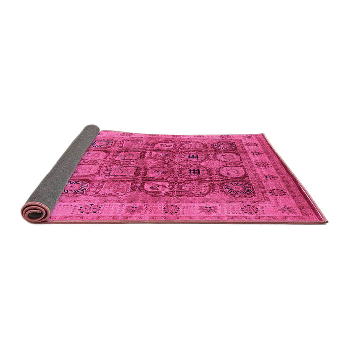 Sideview of Oriental Pink Industrial Rug, urb859pnk