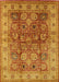 Mid-Century Modern Orange Oriental Rug, urb859