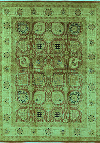 Oriental Turquoise Industrial Rug, urb859turq