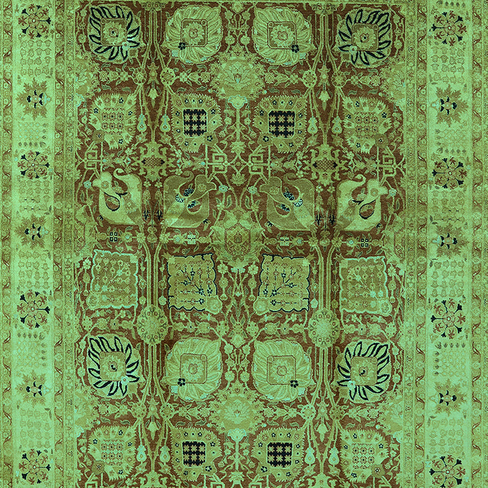 Oriental Turquoise Industrial Rug, urb859turq
