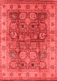 Oriental Red Industrial Rug, urb859red