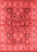 Oriental Red Industrial Area Rugs