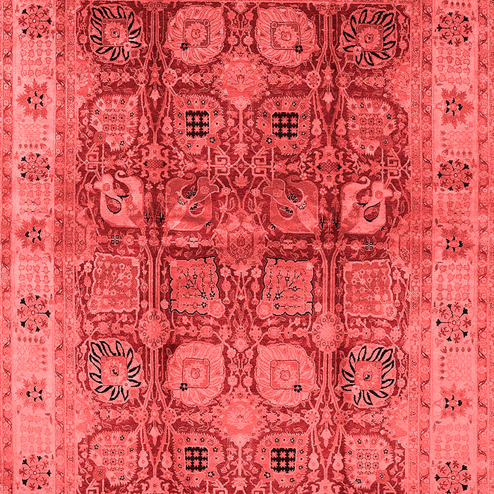 Oriental Red Industrial Area Rugs