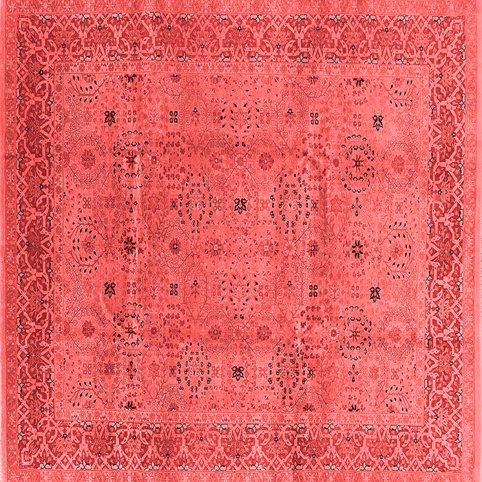 Machine Washable Oriental Red Industrial Rug, wshurb860red