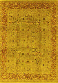 Oriental Yellow Industrial Rug, urb860yw