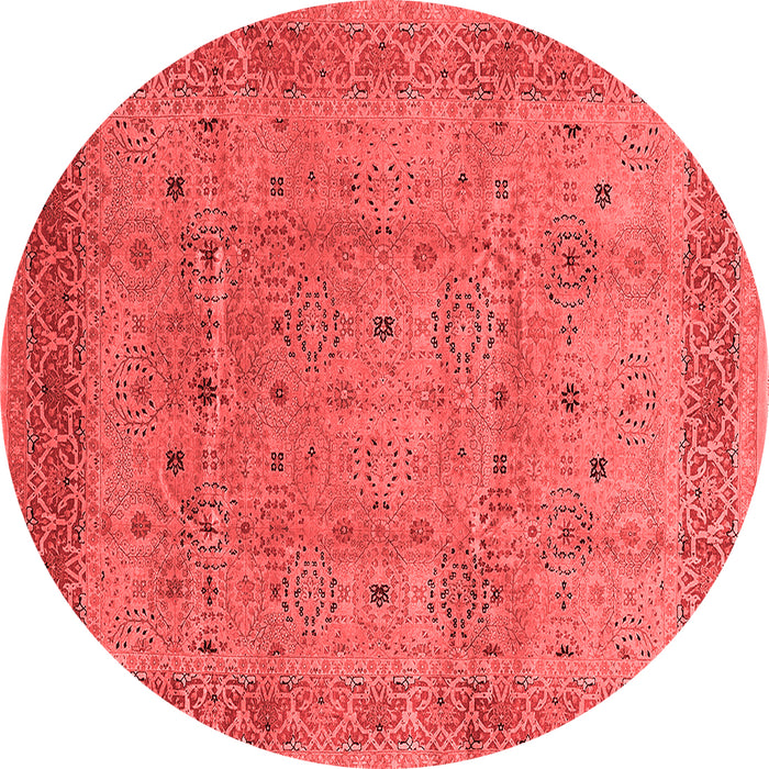 Machine Washable Oriental Red Industrial Rug, wshurb860red