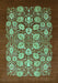 Oriental Turquoise Industrial Rug, urb861turq