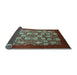 Sideview of Oriental Light Blue Industrial Rug, urb861lblu