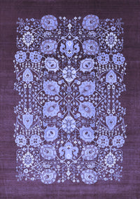 Oriental Blue Industrial Rug, urb861blu