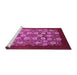 Sideview of Machine Washable Oriental Purple Industrial Area Rugs, wshurb861pur