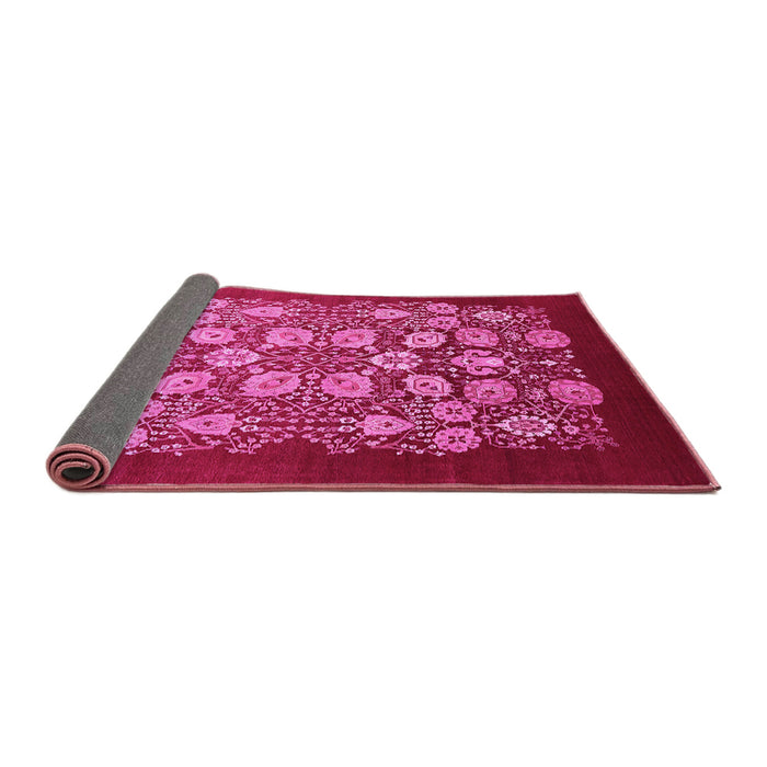 Sideview of Oriental Pink Industrial Rug, urb861pnk