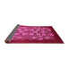 Sideview of Oriental Pink Industrial Rug, urb861pnk