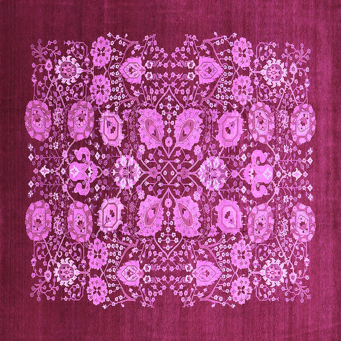 Square Oriental Purple Industrial Rug, urb861pur