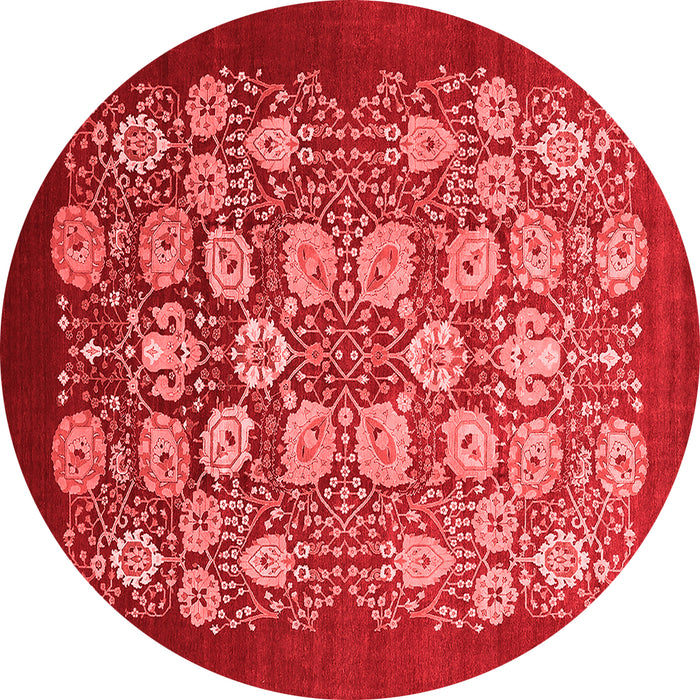 Machine Washable Oriental Red Industrial Rug, wshurb861red