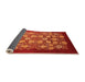 Sideview of Oriental Orange Industrial Rug, urb861org