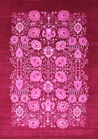 Oriental Pink Industrial Rug, urb861pnk