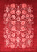 Oriental Red Industrial Area Rugs