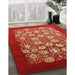 Machine Washable Industrial Modern Red Rug in a Family Room, wshurb861