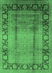 Oriental Emerald Green Industrial Rug, urb862emgrn