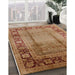 Machine Washable Industrial Modern Mahogany Brown Rug in a Family Room, wshurb862