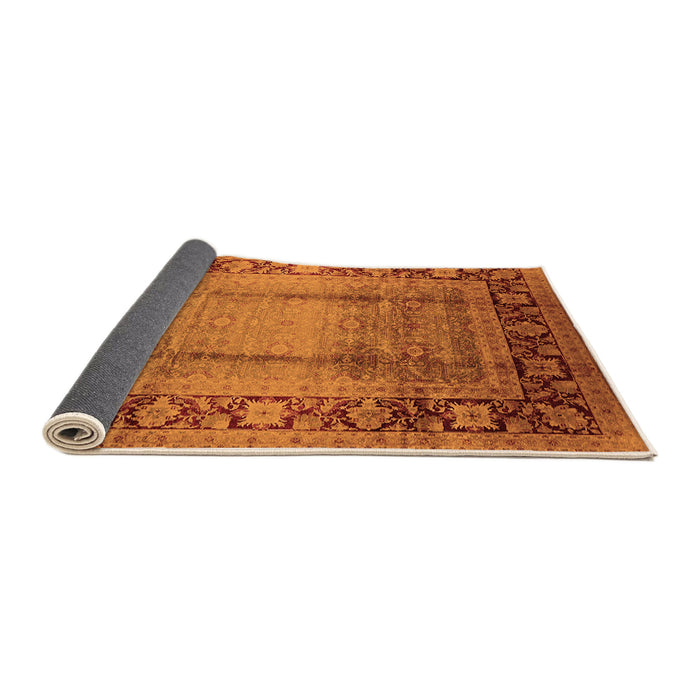 Sideview of Oriental Orange Industrial Rug, urb862org