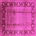 Square Oriental Pink Industrial Rug, urb862pnk