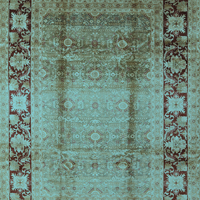Oriental Light Blue Industrial Rug, urb862lblu