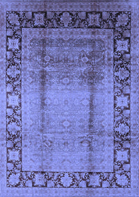 Oriental Blue Industrial Rug, urb862blu