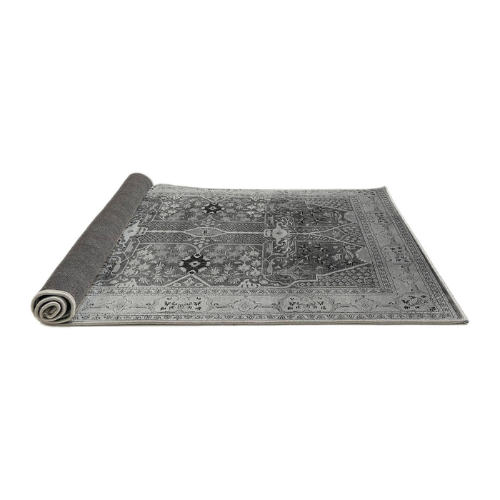 Sideview of Oriental Gray Industrial Rug, urb863gry