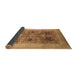 Sideview of Oriental Brown Industrial Rug, urb863brn