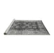 Sideview of Machine Washable Oriental Gray Industrial Rug, wshurb864gry