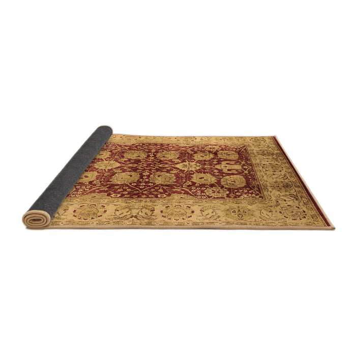 Sideview of Oriental Brown Industrial Rug, urb864brn