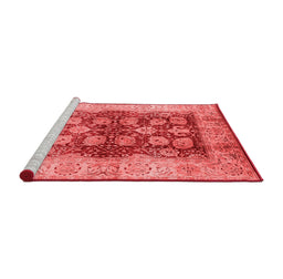 Industrial Red Washable Rugs