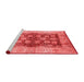 Industrial Red Washable Rugs