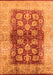 Oriental Orange Industrial Rug, urb864org