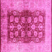 Square Oriental Pink Industrial Rug, urb864pnk