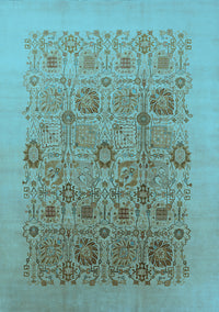 Oriental Light Blue Industrial Rug, urb865lblu