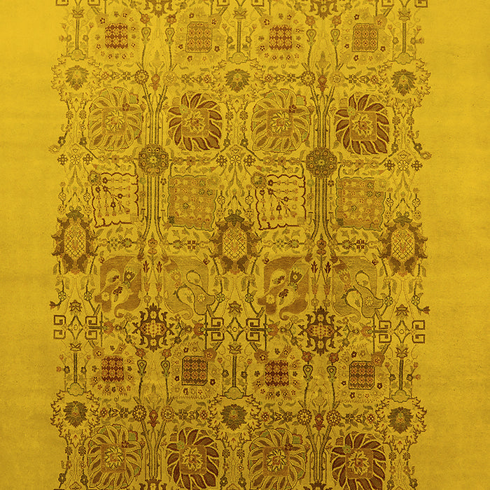 Oriental Yellow Industrial Rug, urb865yw