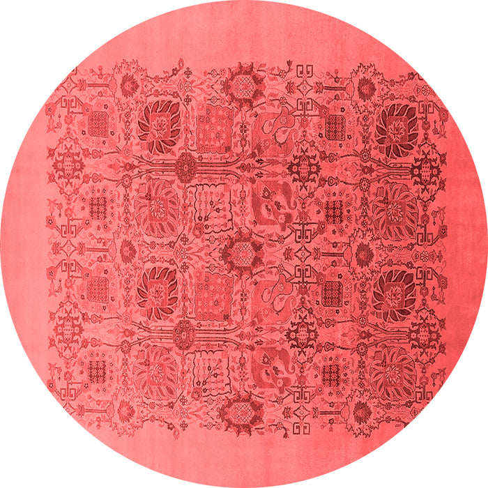 Machine Washable Oriental Red Industrial Rug, wshurb865red