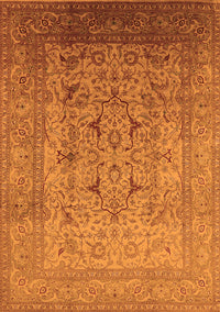 Oriental Orange Traditional Rug, urb866org