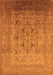 Oriental Orange Traditional Rug, urb866org